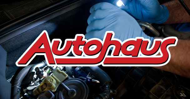 Autohaus technician's hands